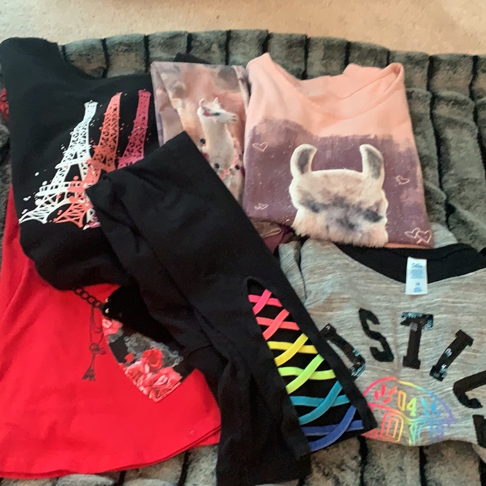 6 pieces size 10 Justice